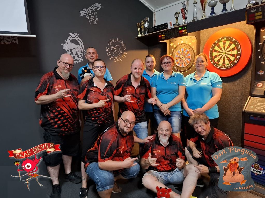 14. Spieltag: Deaf Devils vs Dart Pinguine 10:8